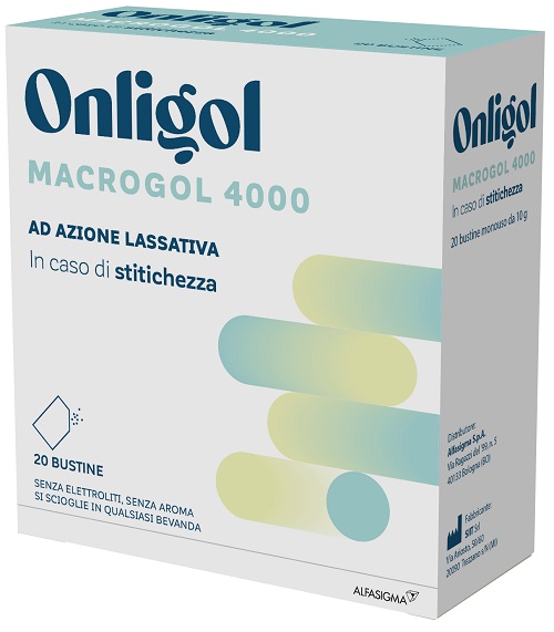 Onligol Macrogol 4000 Lassativo 20 Bustine